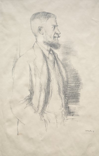 George Bernard Shaw by William Rothenstein