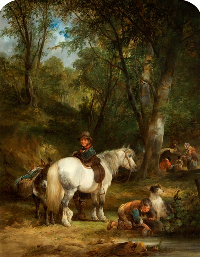 Gypsy Encampment by William Snr. (circle of) Shayer