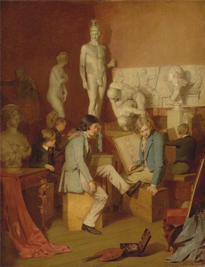 Interior of an Academy: The Critics by William Stewart