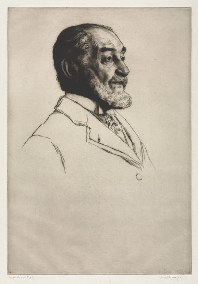 Frederick Harrison by William Strang