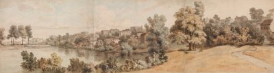 Italianate River Landscape by William Taverner