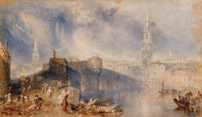 Inverness, from Across the River Ness by Joseph Mallord William Turner