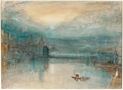 Lucerne by Moonlight by Joseph Mallord William Turner