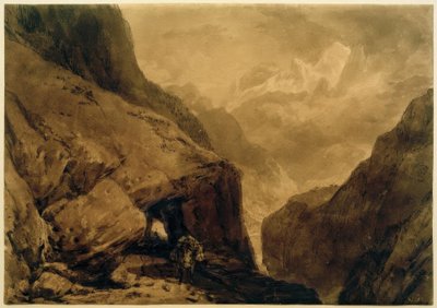 Mt St Gothard by Joseph Mallord William Turner