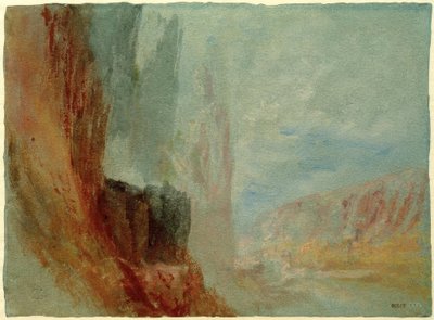 Rocks on the Meuse by Joseph Mallord William Turner