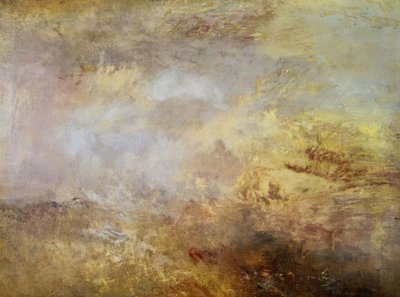 Storm at Sea – 19th Century by Joseph Mallord William Turner