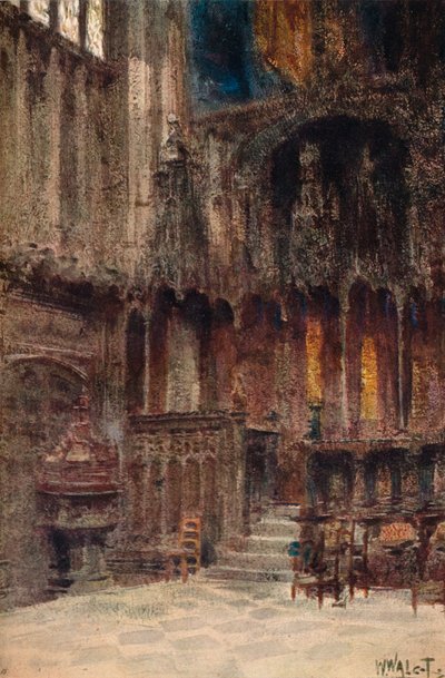 Chapel of Henry VII, Westminster Abbey, c1907 by William Walcot