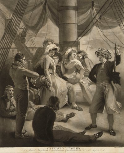 Sailors in Port by William Ward