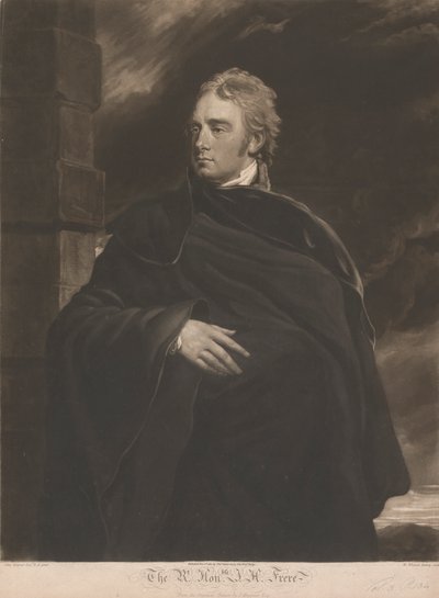 The Right Honourable John Hookham Frere by William Whiston Barney