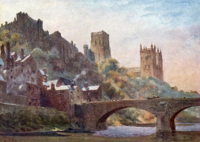 Durham, Framwell Gate Bridge by William Wiehe Collins