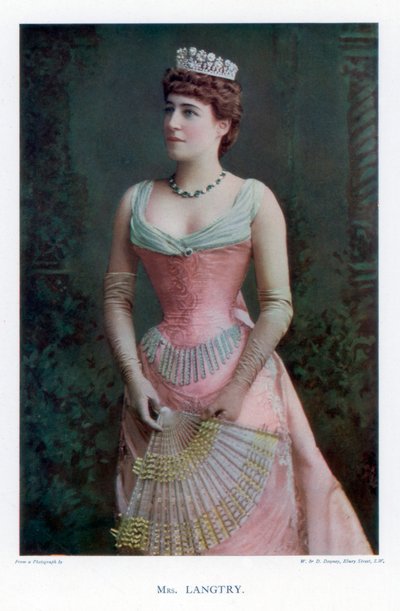 Lillie Langtry, British Actress by William and Daniel Downey