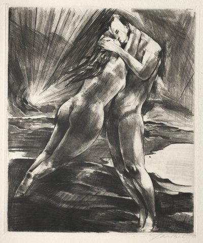 Floating Couple by Willy Jaeckel