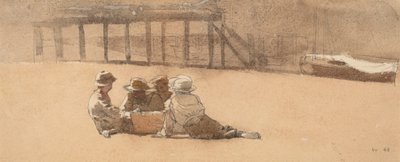 Four Boys on a Beach by Winslow Homer