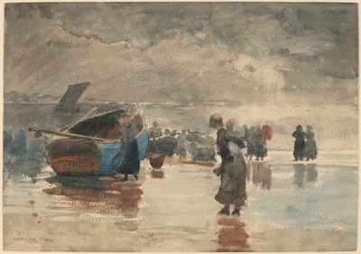 On the Sands by Winslow Homer