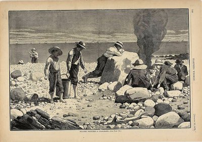 Sea-Side Sketches—A Clam Bake by Winslow Homer