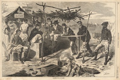 Thanksgiving in Camp, from Harper