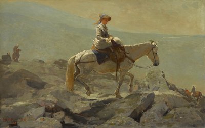 The Bridle Path, White Mountains by Winslow Homer