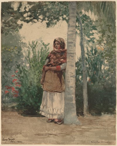 Under a Palm Tree by Winslow Homer