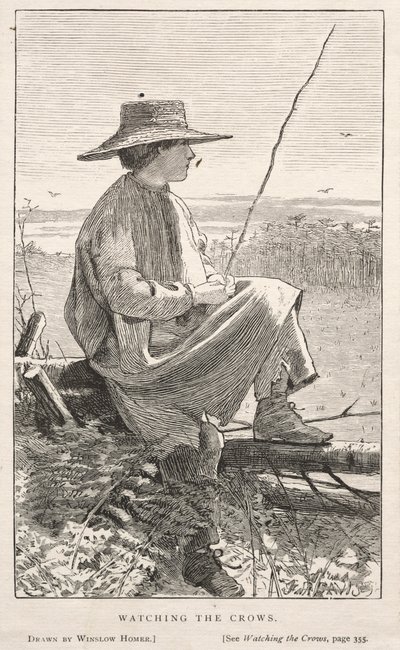 Watching the Crows by Winslow Homer
