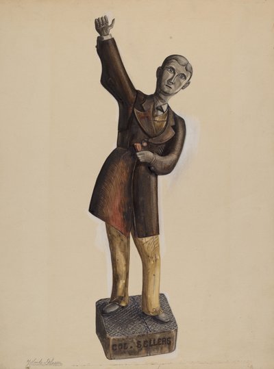 Medicine Man, c. 1937 by Yolande Delasser