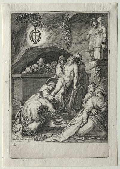 Passion Set: Burial of Christ by Zacharias Dolendo
