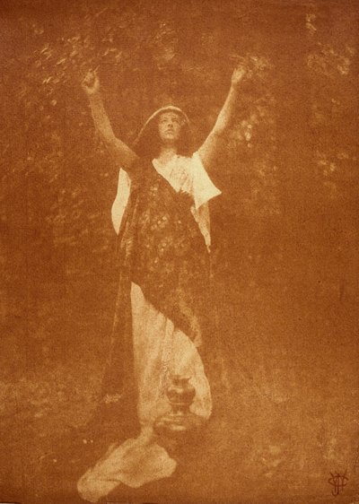 Woman with a vase, c 1906 by John Pardon