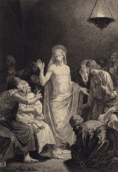 Jesus Appears to the Disciples by after Albert Robida