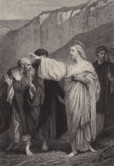 Jesus Gives Peter His Charge by after Albert Robida