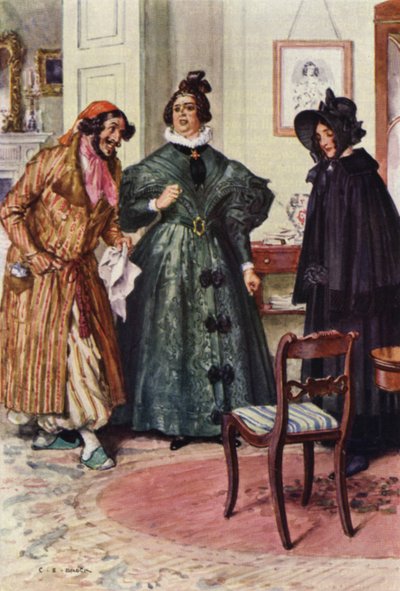 Illustration for Nicholas Nickleby by after Charles Edmund Brock