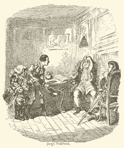 Illustration for Tristram Shandy by after George Cruikshank