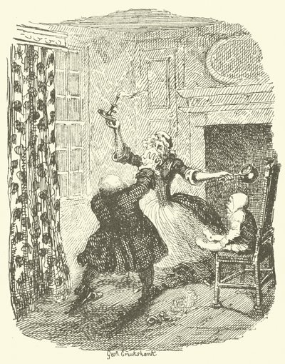 Illustration for Tristram Shandy by after George Cruikshank