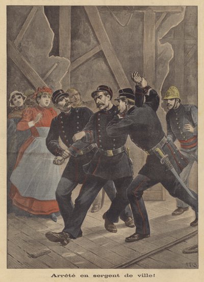 Arrest of a Policeman by after Henri Meyer