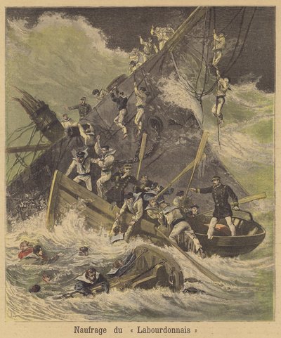 The Wreck of the Labourdonnais by after Henri Meyer