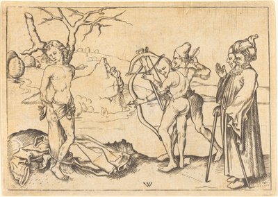 Martyrdom of Saint Sebastian by after Wenzel von Olmutz