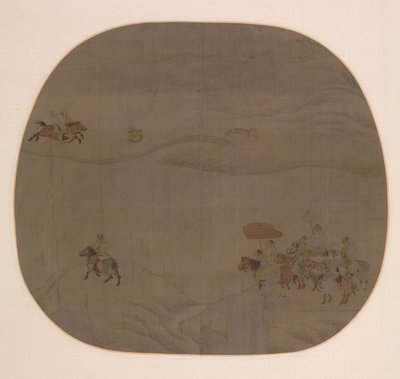 The Autumn Hunt by attributed to Chen Juzhong