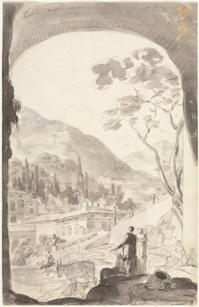 Cava Napoli by attributed to Jean Honoré Fragonard