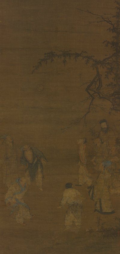 The Football Players by attributed to Ma Yuan