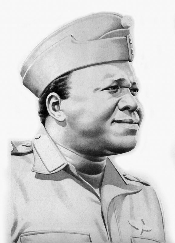 General Idi Amin of Uganda by English School
