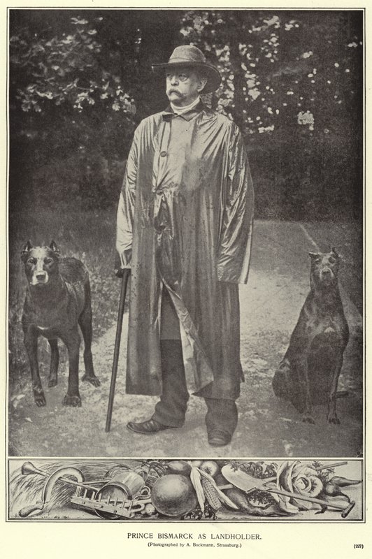 Prince Bismarck as landholder by (after) German photographer