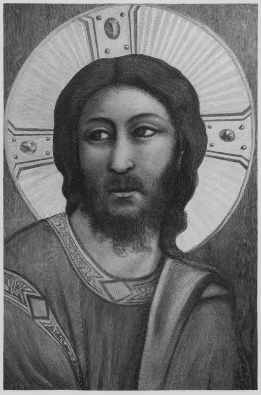 Head of Christ (by Giotto) by American School