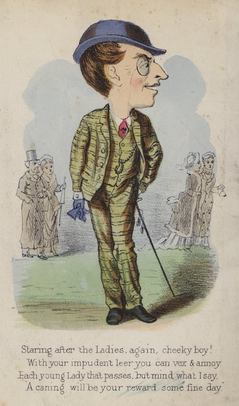 A lecherous man by English School