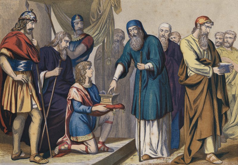 The Distribution of the Land of Canaan by English School