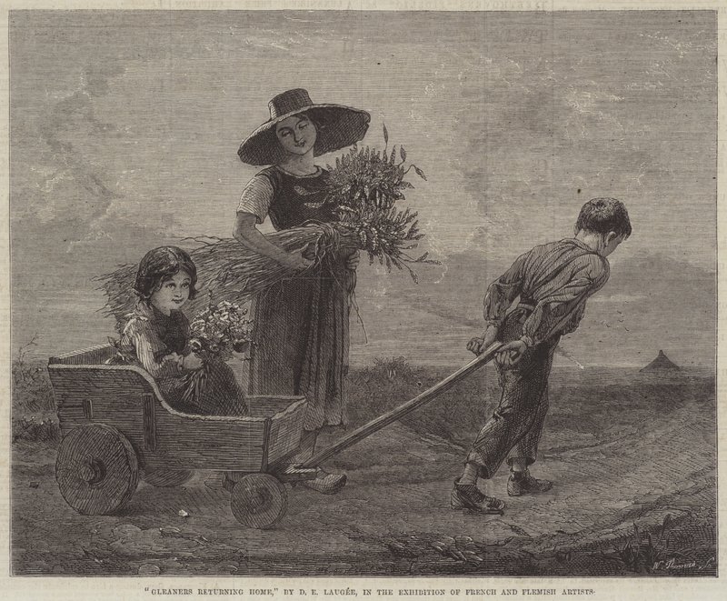 Gleaners Returning Home by French School