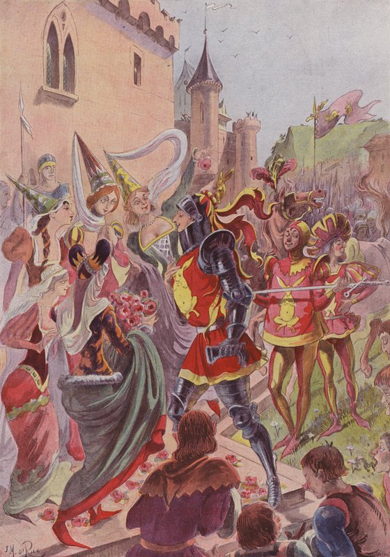 The Return of the Knight by French School