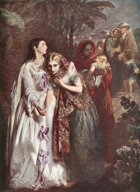 The flight from Lucknow by Abraham Solomon