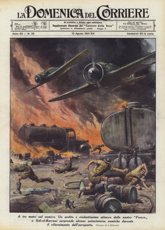 Three Meters Above the Enemy by Achille Beltrame