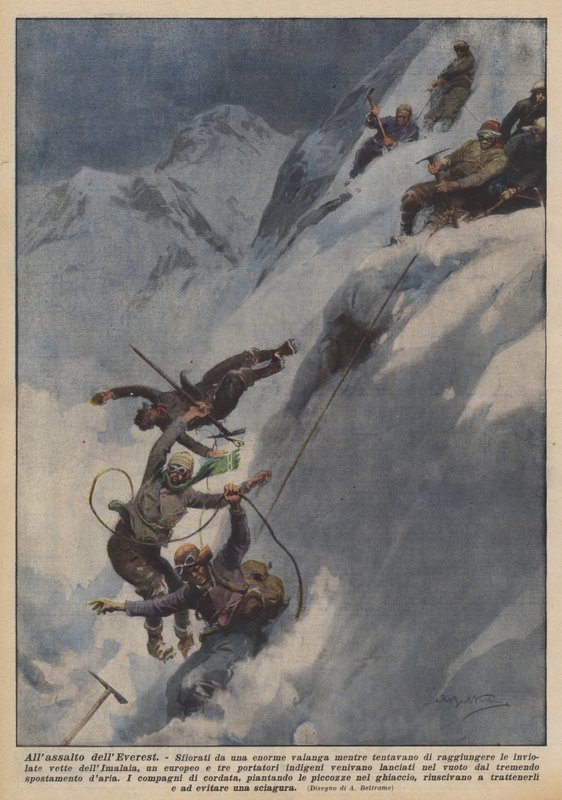 Assault on Everest by Achille Beltrame