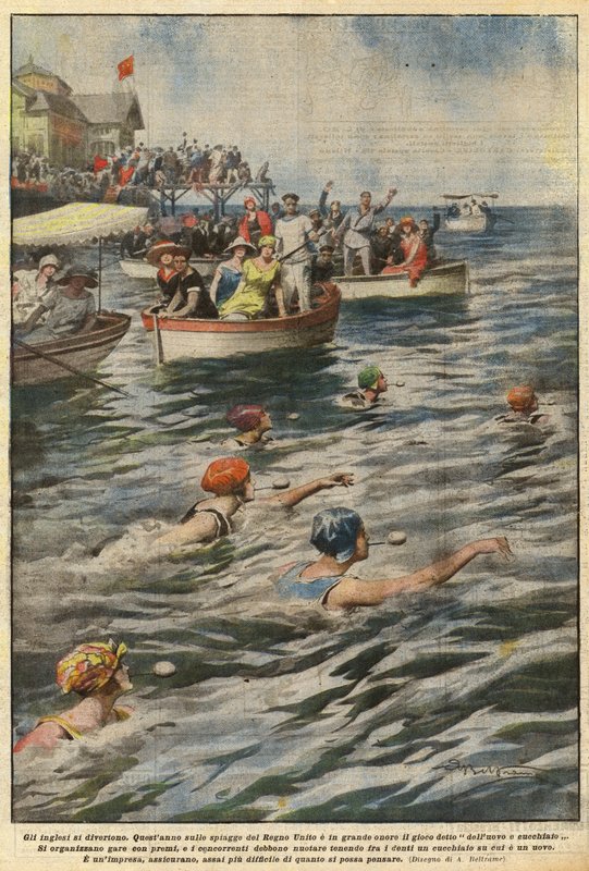 The English Have Fun by Achille Beltrame