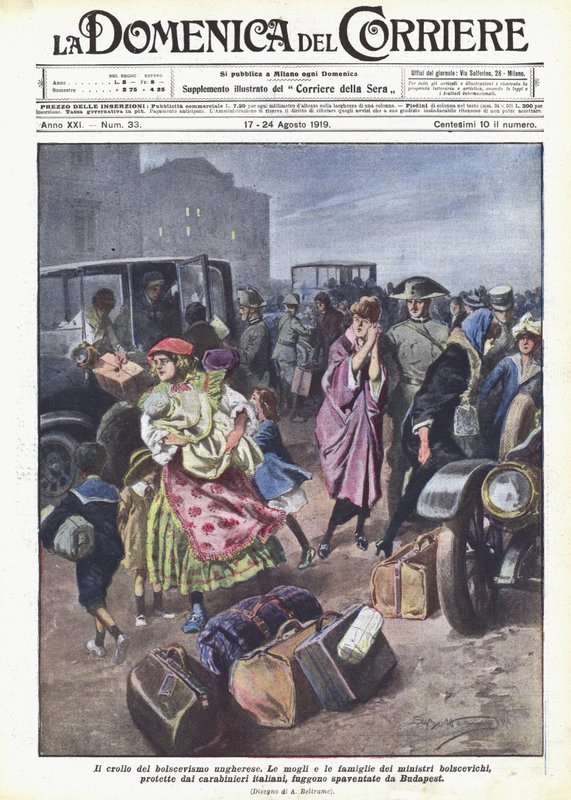 The Collapse of Hungarian Bolshevism by Achille Beltrame