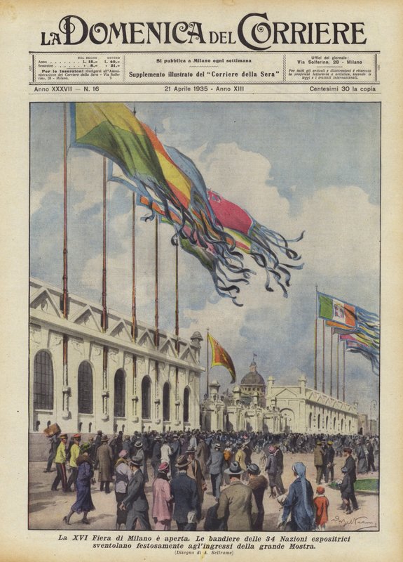 The 16th Milan Fair is Open by Achille Beltrame